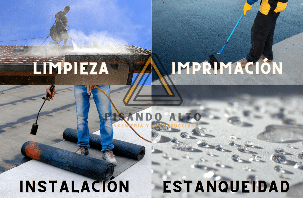 Pasos para una adecuada impermeabilización, manto asfáltico, filtraciones